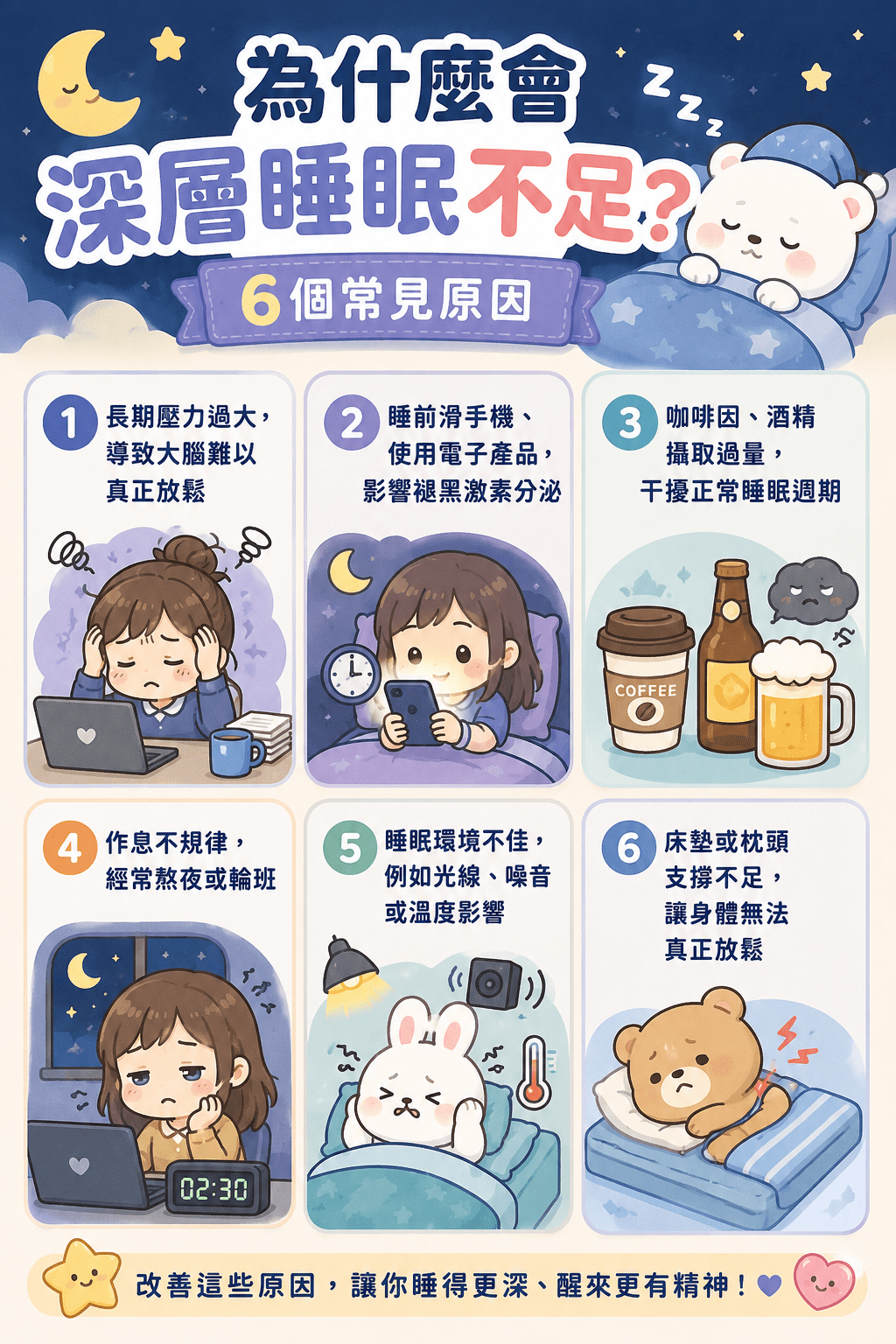 深層睡眠不足